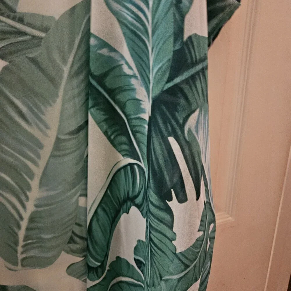 Resort wear Boho vacay beach tropical cruise Flowy kimono swim cover-up Cardigan